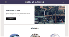 Desktop Screenshot of mosconecleaners.com